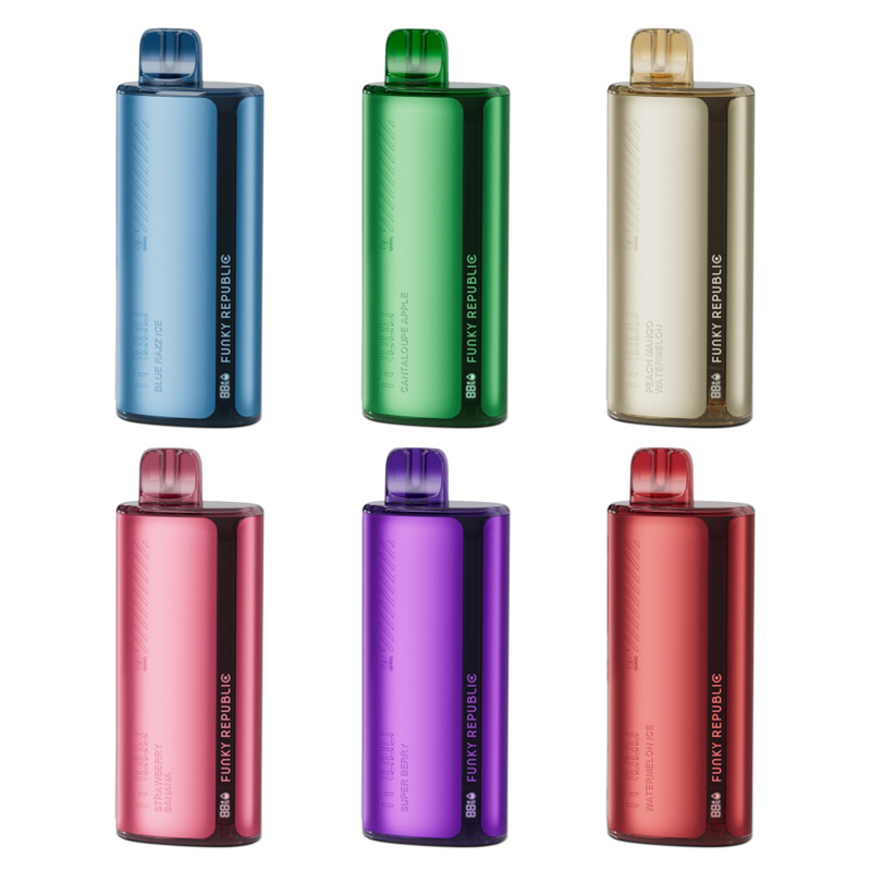Funky Republic TI 7000 Disposable Vapes - Immersive Flavors SSV Funky Republic TI 7000 Disposable Vapes - Immersive Flavors SSV