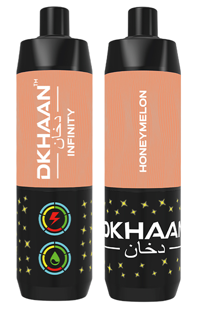 Dkhaan Infinity 25K Honey Melon Disposable Vape with USB-C Rechargeable Battery