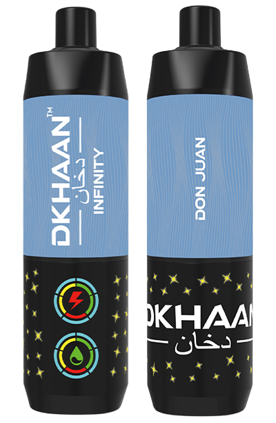 Dkhaan Infinity 25K Don Juan Disposable Vape with honeymelon mango berries mint flavor