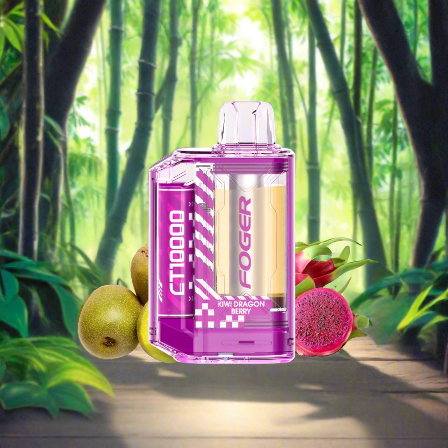 Foger CT10000 Kiwi Dragon Berry 5%