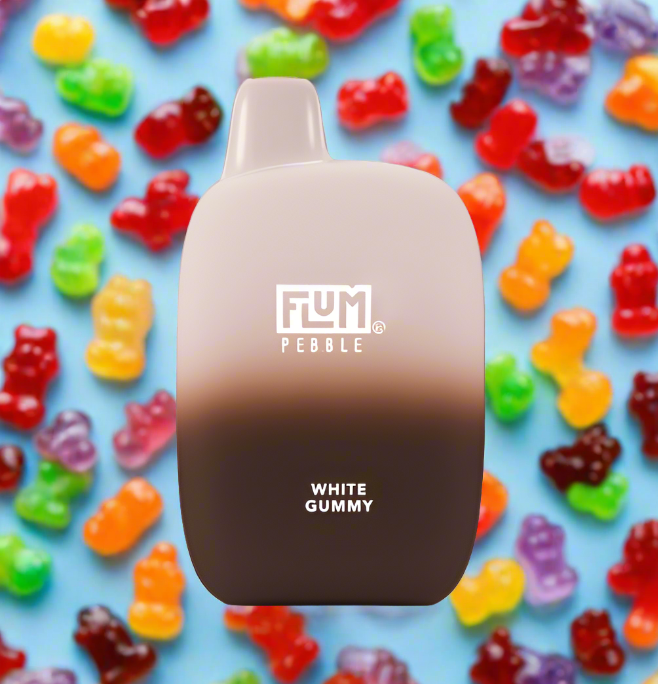 Flum Pebble 6k - White Gummy