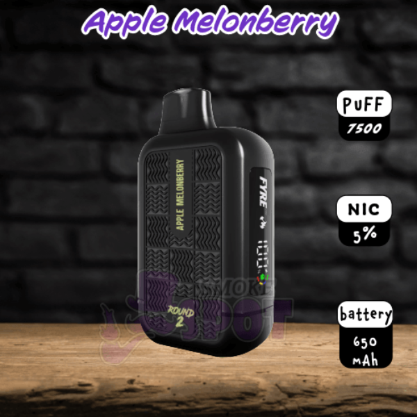 Apple Melonberry Tyson Round 2 7500 - Apple Melonberry Tyson Round 2 7500 - undefined - Tobacco - smokespotvape.com