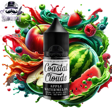 Apple Watermelon 50MG Coastal Clouds 30ML - Apple Watermelon 50MG Coastal Clouds 30ML - undefined - E-JUICE - smokespotvape.com