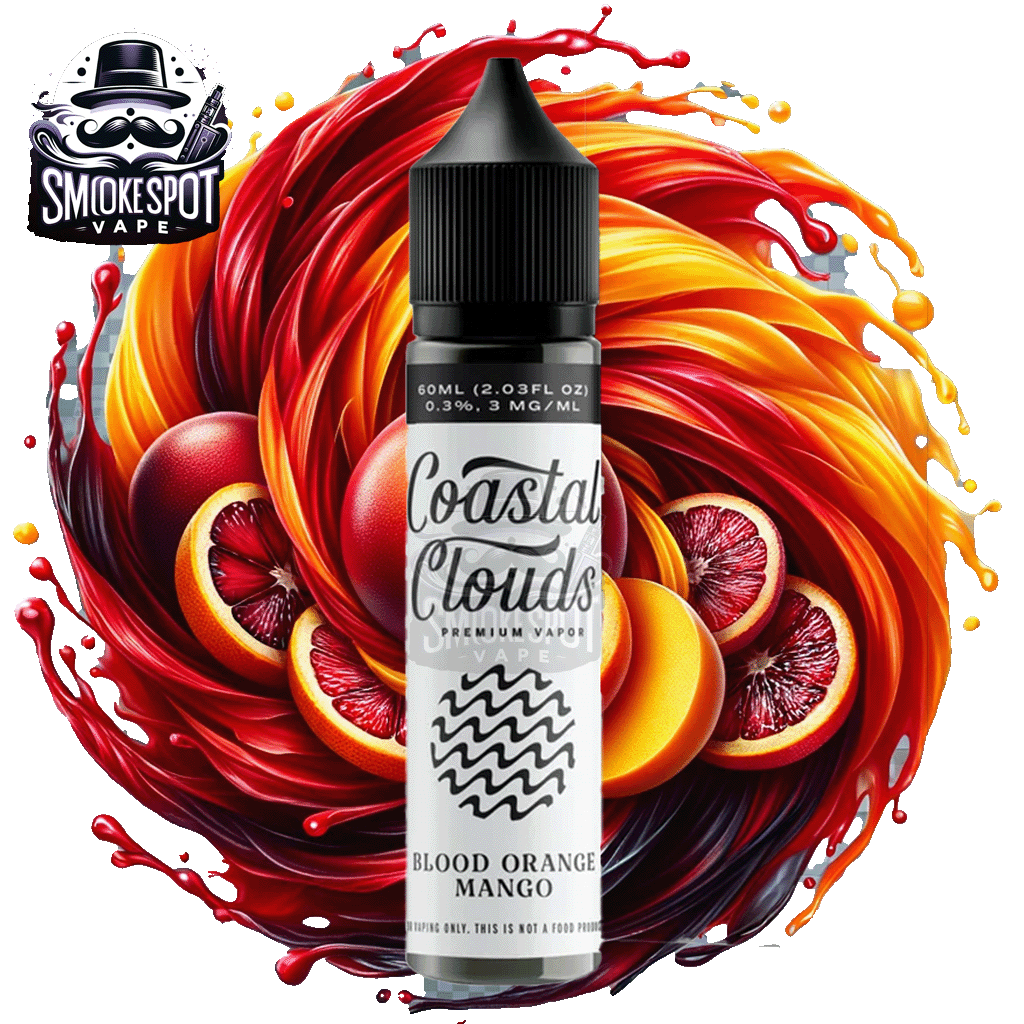 Blood Orange Mango 3MG Coastal Clouds 60ML - Blood Orange Mango 3MG Coastal Clouds 60ML - undefined - E-JUICE - smokespotvape.com