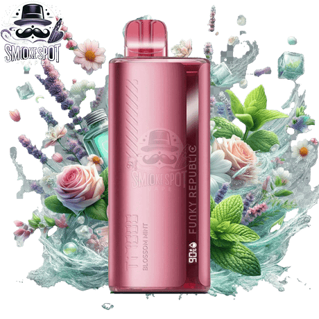 Blossom Mint Funky Republic TI 7000 - Blossom Mint Funky Republic TI 7000 - undefined - DISPOSABLE - smokespotvape.com