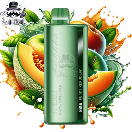 Cantaloupe Apple Funky Republic TI 7000 - Cantaloupe Apple Funky Republic TI 7000 - undefined - DISPOSABLE - smokespotvape.com