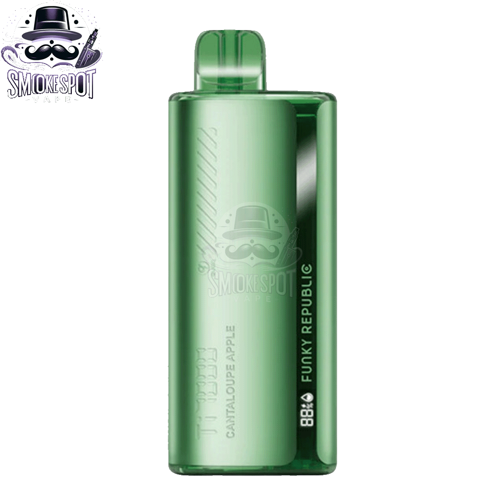 Cantaloupe Apple Funky Republic TI 7000 - Cantaloupe Apple Funky Republic TI 7000 - undefined - DISPOSABLE - smokespotvape.com