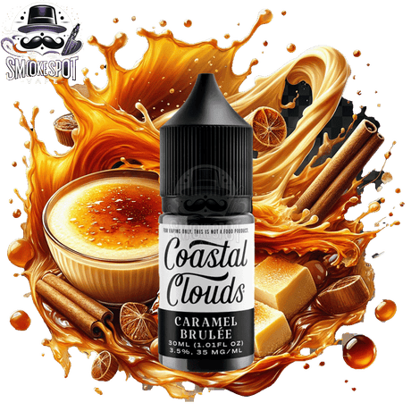 Caramel Brulee 35MG Coastal Clouds 30ML - Caramel Brulee 35MG Coastal Clouds 30ML - undefined - E-JUICE - smokespotvape.com