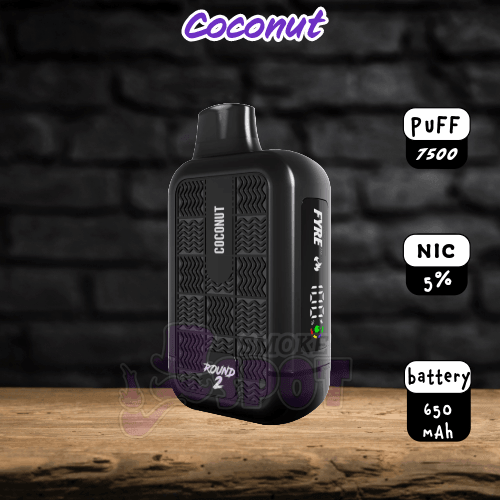 Coconut Tyson Round 2 7500 - Coconut Tyson Round 2 7500 - undefined - Tobacco - smokespotvape.com