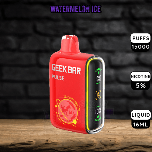 Disposable Vape Watermelon Ice Geek Bar Pulse Disposable Vape: Watermelon Ice (1pk) | 16mL | 180 Smoke Hookah With Ice Australia Disposable Vape Watermelon Ice Geek Bar Pulse Disposable Vape: Watermelon Ice (1pk) | 16mL | 180 Smoke Hookah With Ice Australia