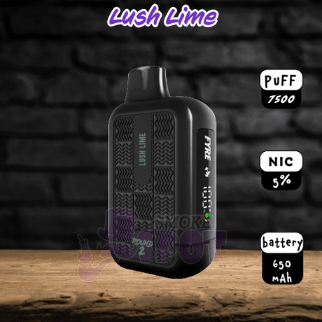 Lush Lime Tyson Round 2 7500 - Lush Lime Tyson Round 2 7500 - undefined - Tobacco - smokespotvape.com