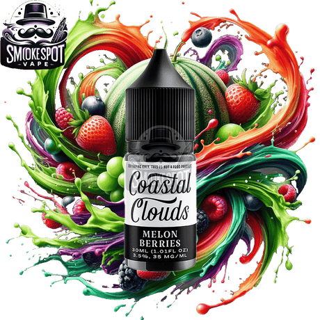 Melon Berries 50MG Coastal Clouds 30ML - Melon Berries 50MG Coastal Clouds 30ML - undefined - E-JUICE - smokespotvape.com