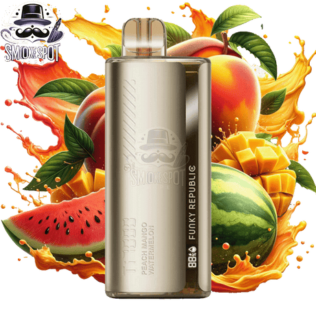 Peach Mango Watermelon Funky Republic TI 7000 - Peach Mango Watermelon Funky Republic TI 7000 - undefined - DISPOSABLE - smokespotvape.com