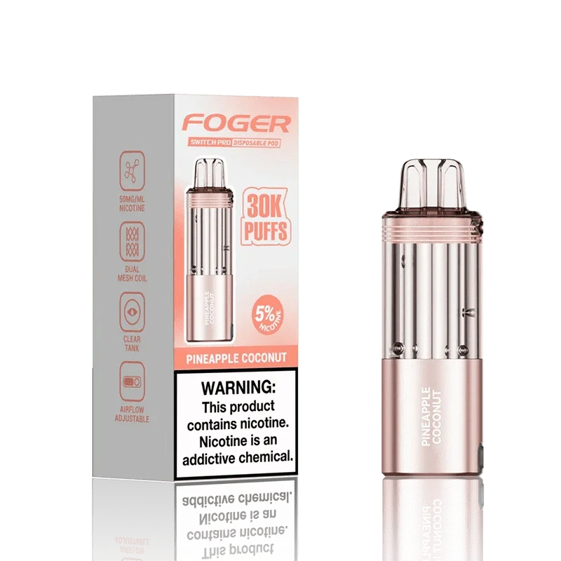 Foger Switch Pod Refill 30K Pineapple Coconut flavor vape pod