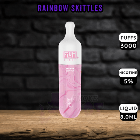 Rainbow Skittles Flum Float 3000 - Rainbow Skittles Flum Float 3000 - undefined - DISPOSABLE - smokespotvape.com