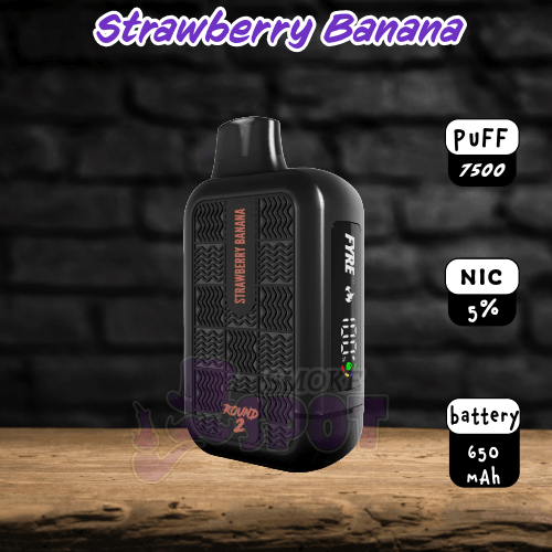 Strawberry Banana Tyson Round 2 7500 - Strawberry Banana Tyson Round 2 7500 - undefined - Tobacco - smokespotvape.com