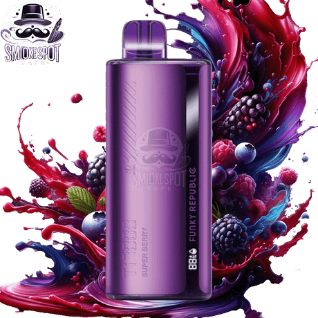 Super Berry Funky Republic TI 7000 - Super Berry Funky Republic TI 7000 - undefined - DISPOSABLE - smokespotvape.com