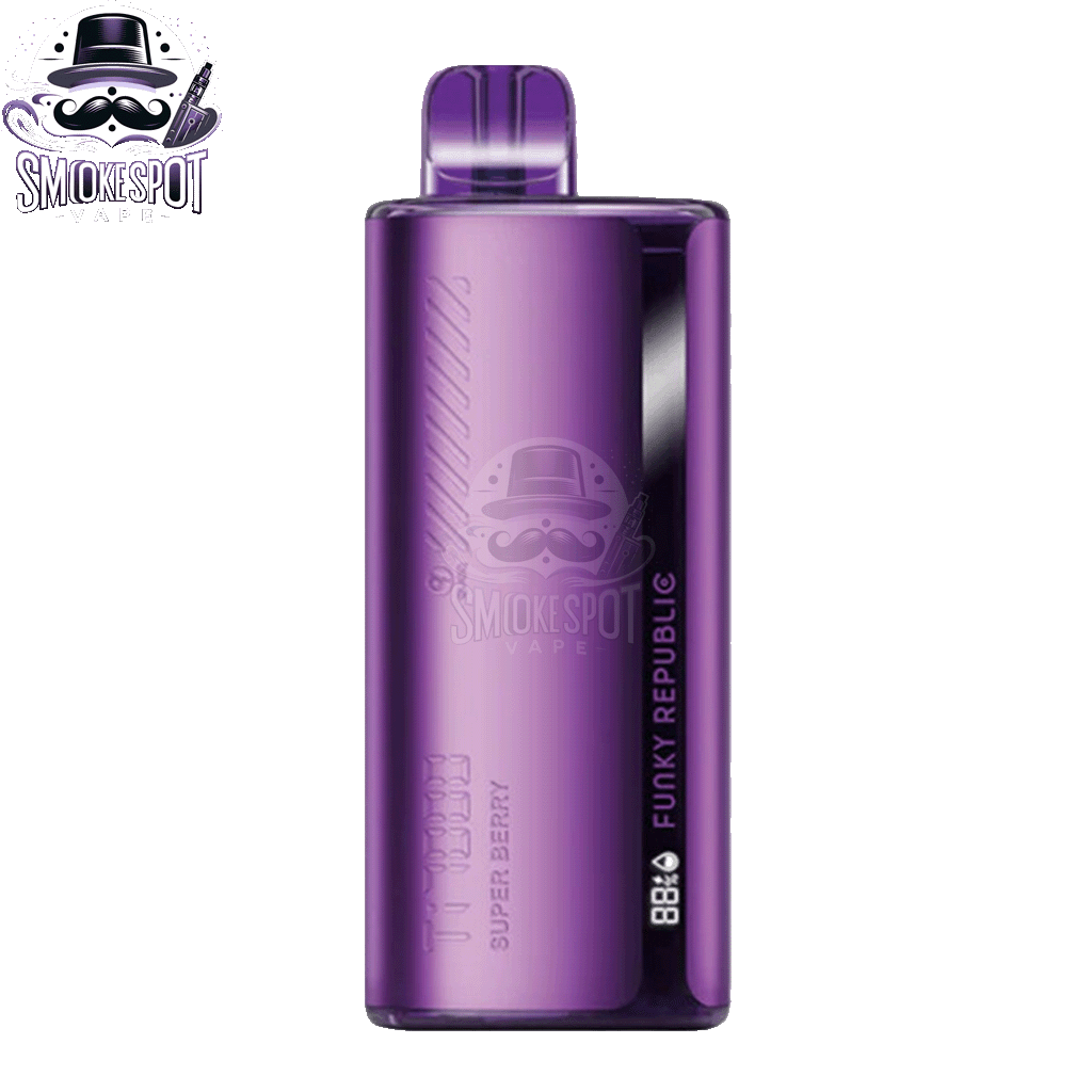 Super Berry Funky Republic TI 7000 - Super Berry Funky Republic TI 7000 - undefined - DISPOSABLE - smokespotvape.com