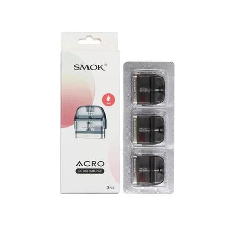 SMOK ACRO REPLACEMENT POD 3PK - SMOK ACRO REPLACEMENT POD 3PK - undefined - COILS - smokespotvape.com