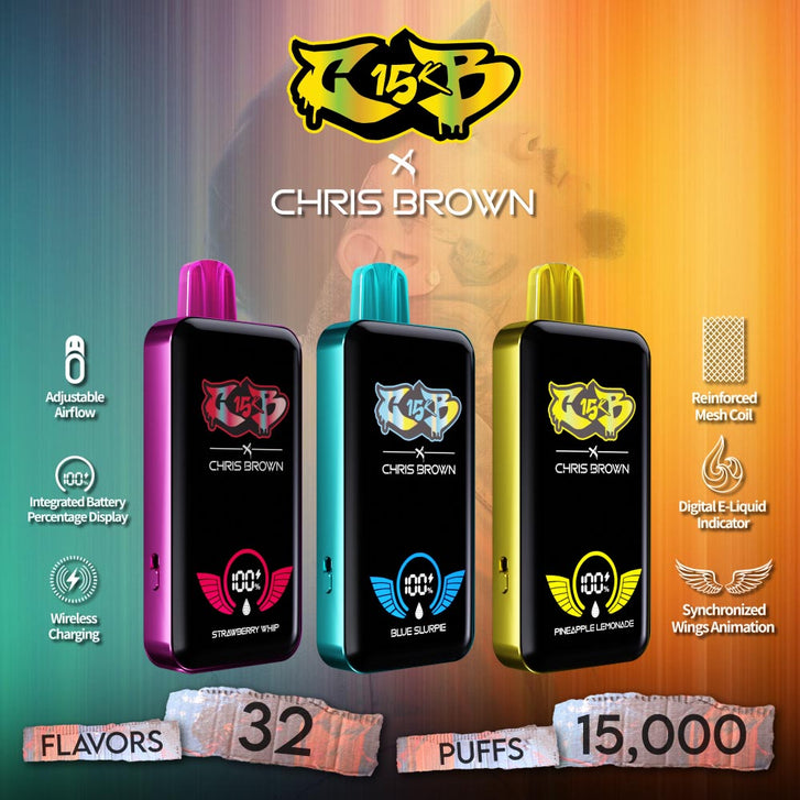 Chris Brown CB15000 Disposable Vape Collection