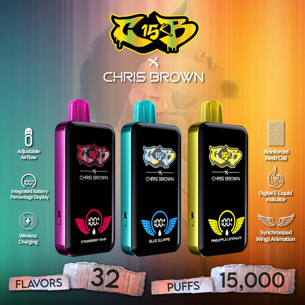 Chris Brown CB15000 Disposable Vape Collection