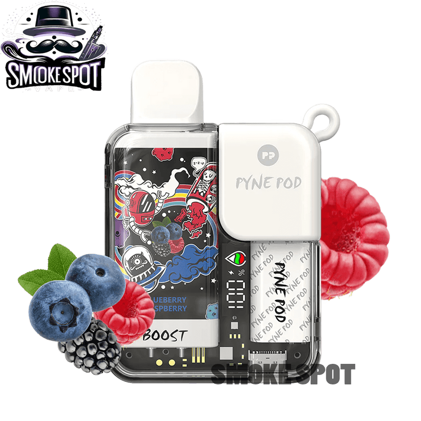 Blueberry Raspberry Pyne Pod 8500 disposable vape