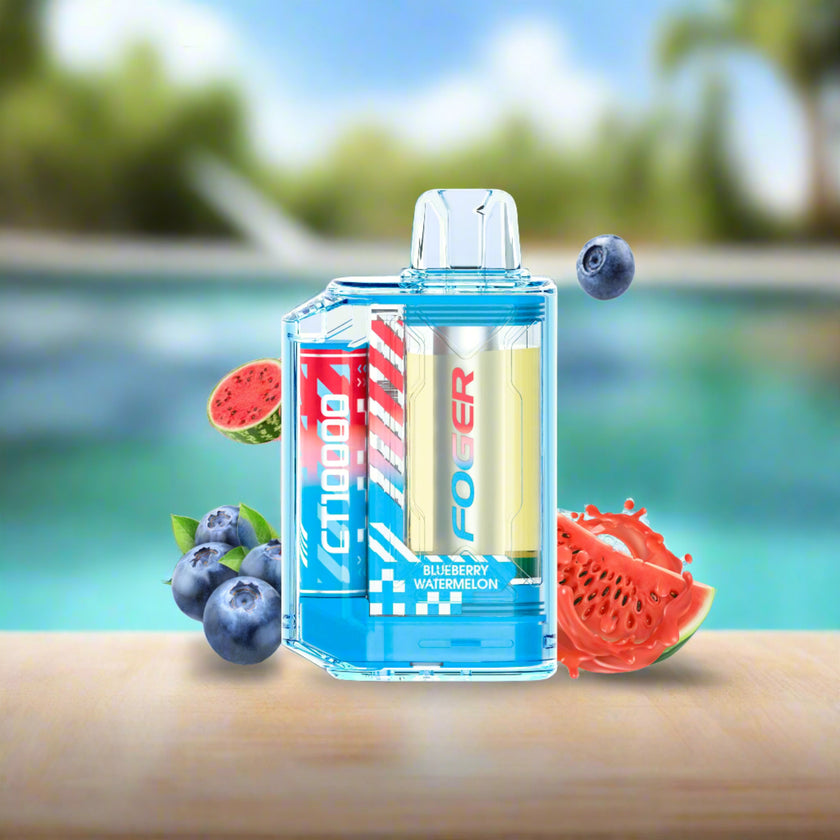 Foger CT10000 Blueberry Watermelon 5% Disposable Vape front view
