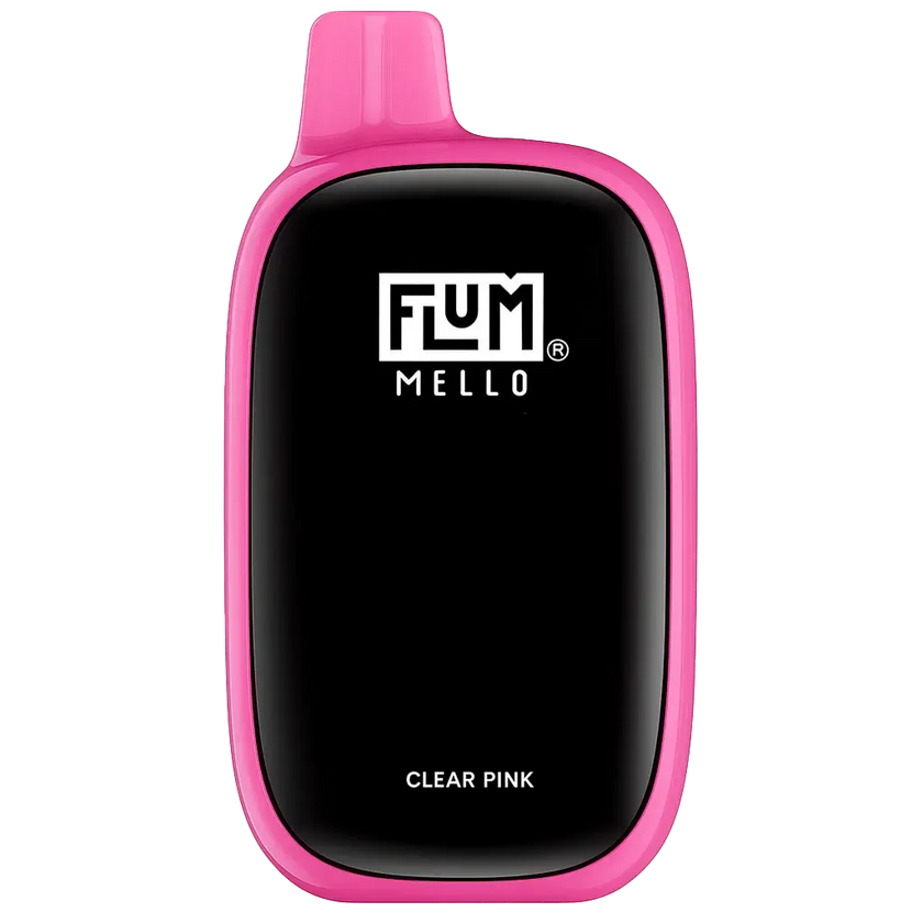 Flum Mello 20k Clear Pink Disposable Vape with 20000 puffs