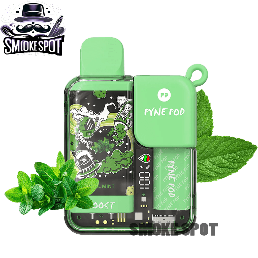 Cool Mint Pyne Pod 8500 Vape with 8500 Puffs and Mint Flavor
