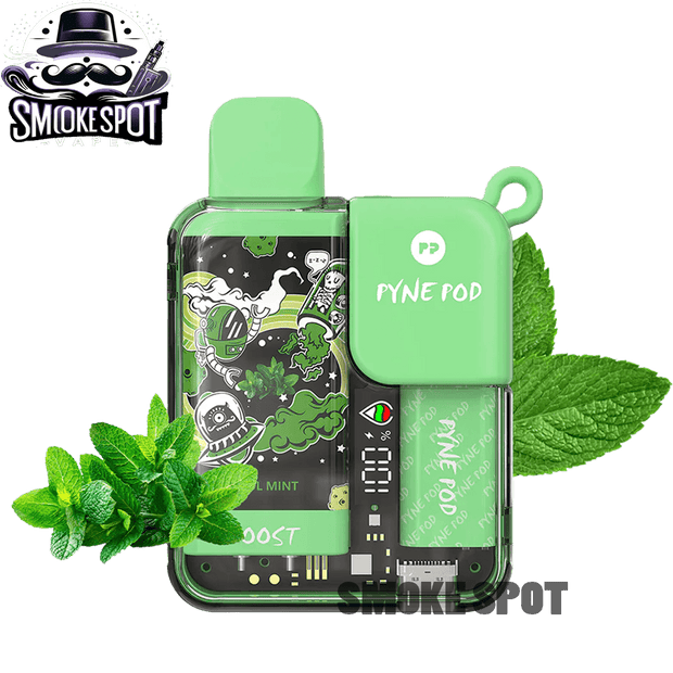 Cool Mint Pyne Pod 8500 Vape with 8500 Puffs and Mint Flavor