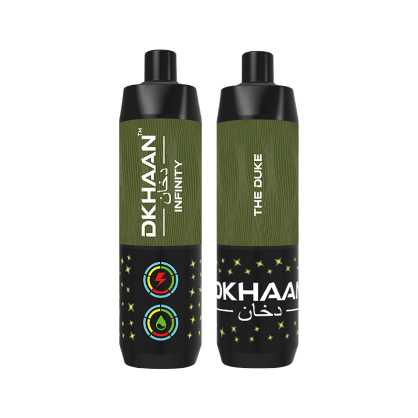 Dkhaan Infinity 25K The Duke Disposable Vape with espresso flavor