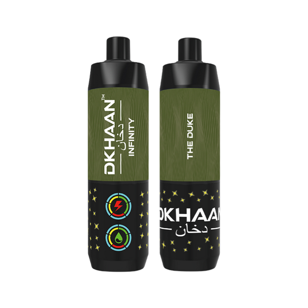 Dkhaan Infinity 25K The Duke Disposable Vape with espresso flavor