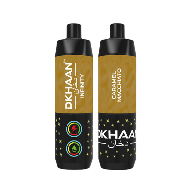 Dkhaan Infinity 25K Caramel Macchiato disposable vape