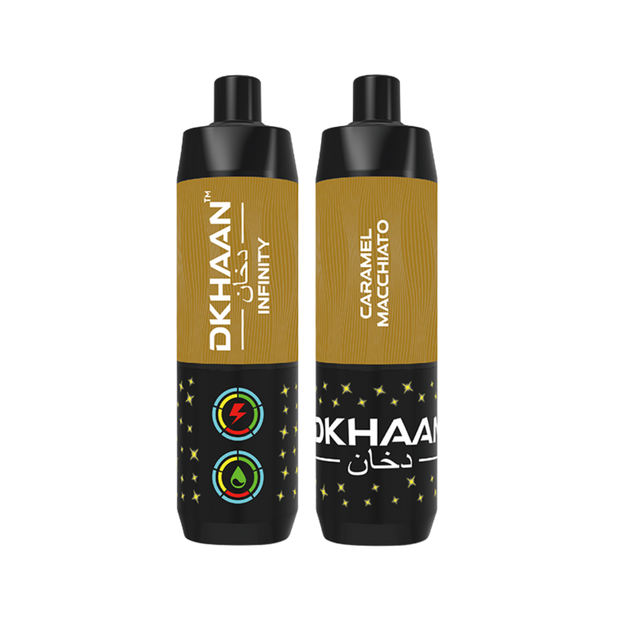 Dkhaan Infinity 25K Caramel Macchiato disposable vape