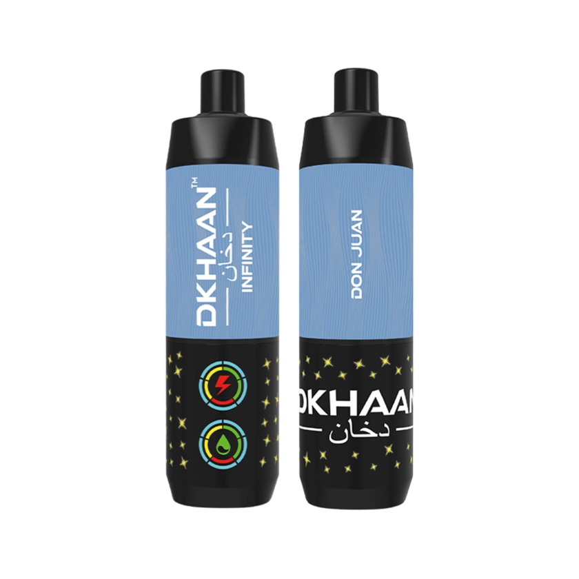 Dkhaan Infinity 25K Don Juan Disposable Vape with honeymelon, mango, berries, mint flavors