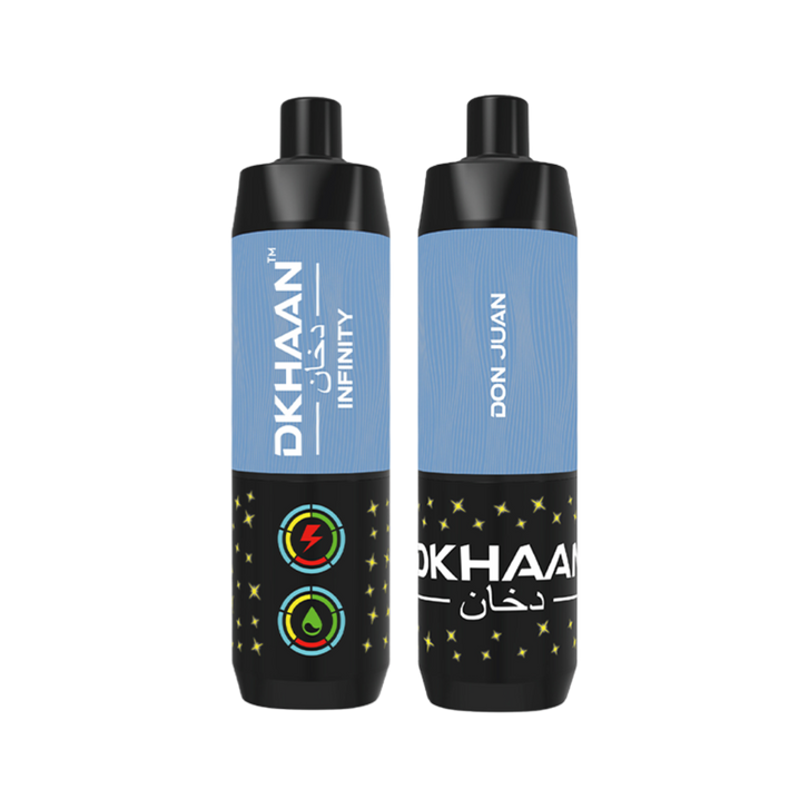 Dkhaan Infinity 25K Don Juan Disposable Vape with honeymelon, mango, berries, mint flavors