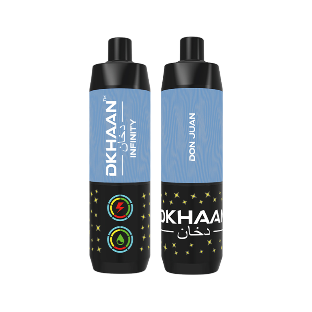 Dkhaan Infinity 25K Don Juan Disposable Vape with honeymelon, mango, berries, mint flavors