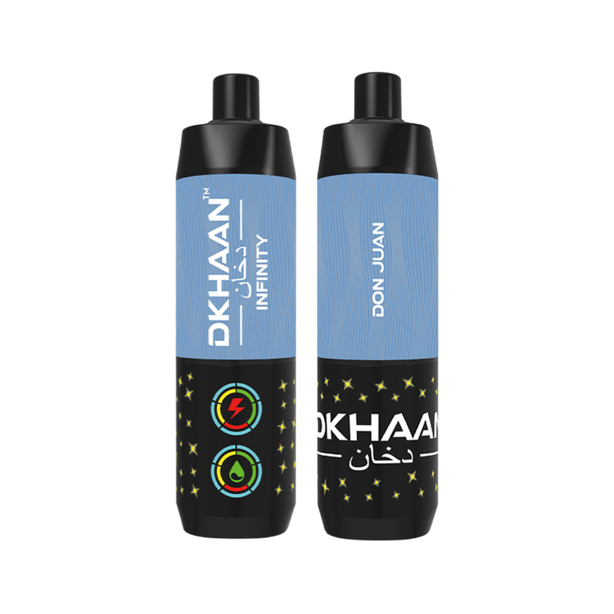 Dkhaan Infinity 25K Don Juan Disposable Vape with honeymelon, mango, berries, mint flavors