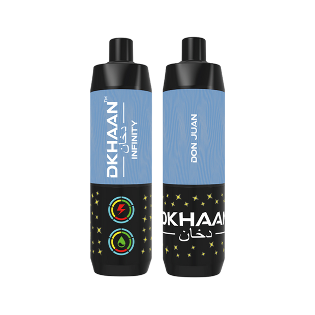 Dkhaan Infinity 25K Don Juan Disposable Vape with honeymelon, mango, berries, mint flavors