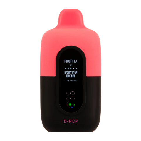 Fifty Bar 20k BPOP Disposable Vape with USB-C and 20,000 Puffs