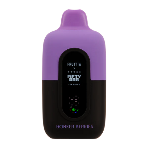 Fifty Bar 20k BONKER BERRIES Disposable Vape with 20,000 puffs