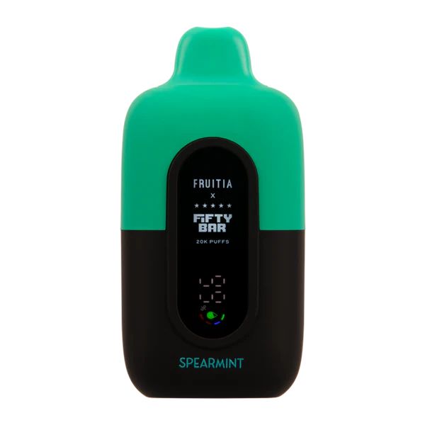 Fifty Bar 20k Spearmint Disposable Vape with 20,000 puffs