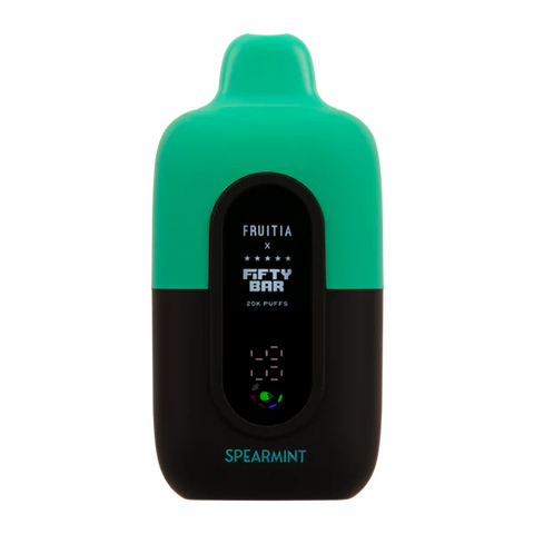 Fifty Bar 20k Spearmint Disposable Vape with 20,000 puffs