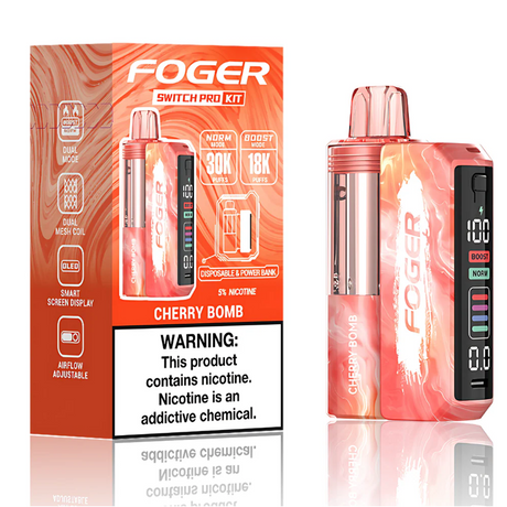 Foger Switch Pro Kit 30k Cherry Bomb Disposable Vape Device