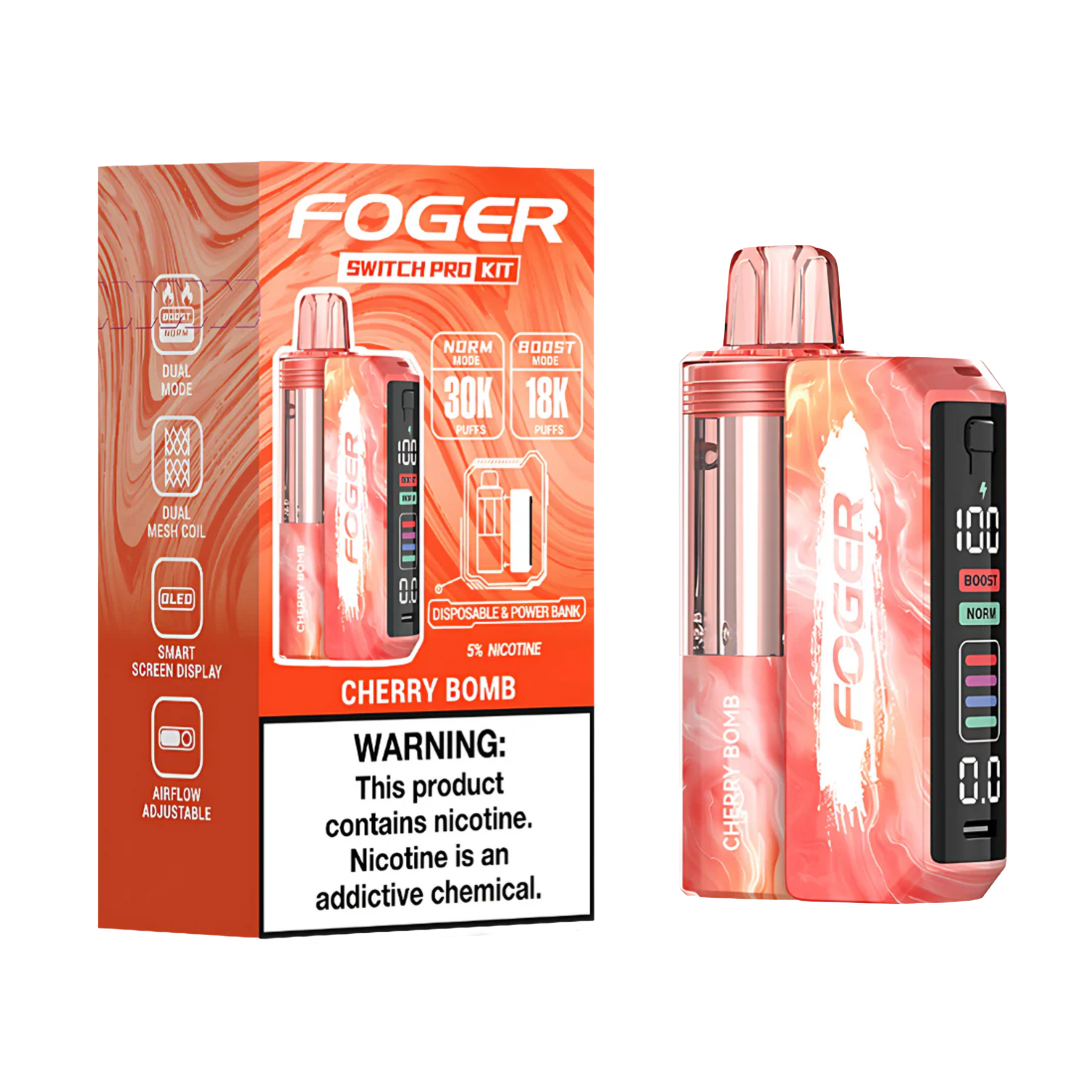 Foger Switch Pro Kit 30k Cherry Bomb Disposable Vape Device