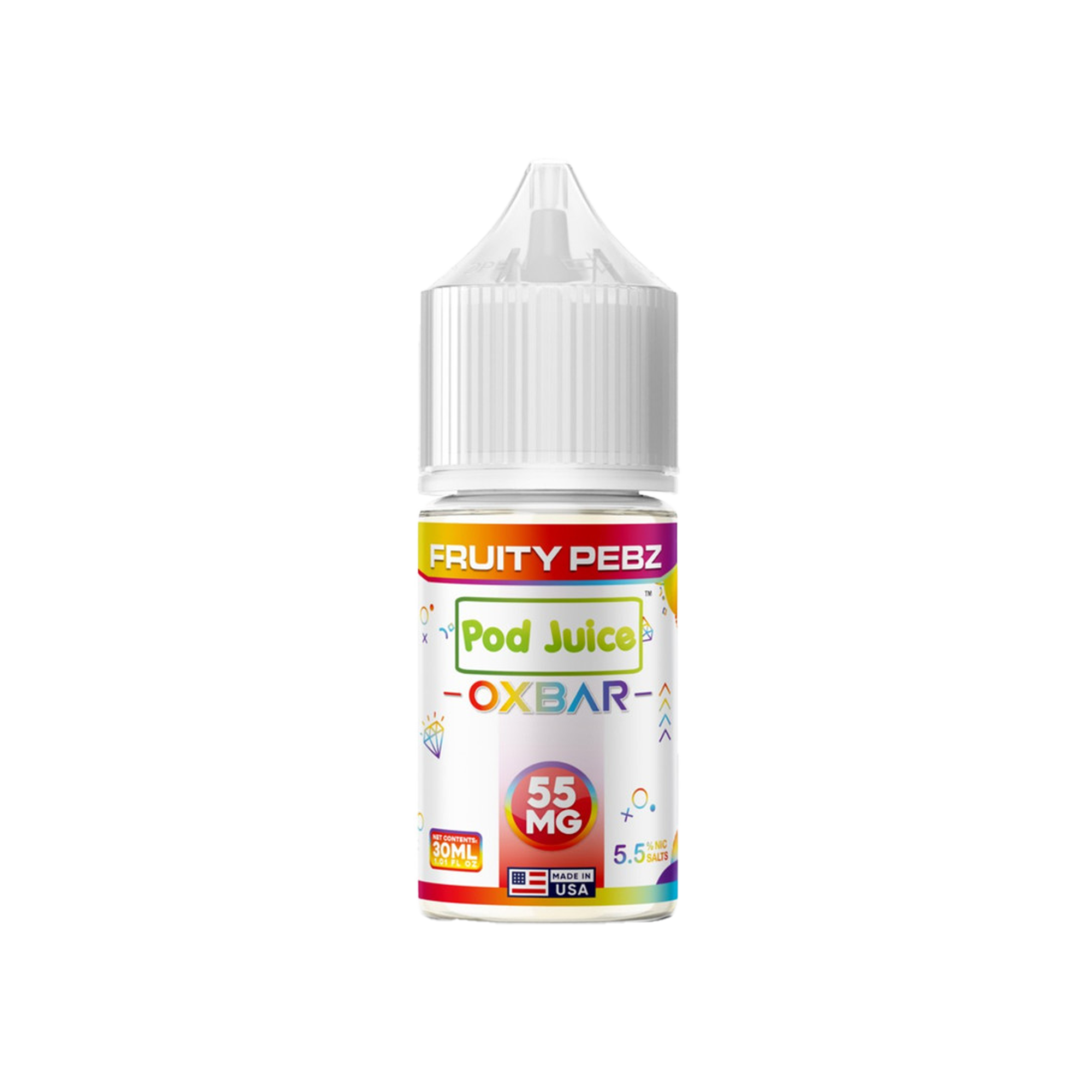 Salt Pod Juice 30ML 55MG - OXBAR (Fruity Pebz)