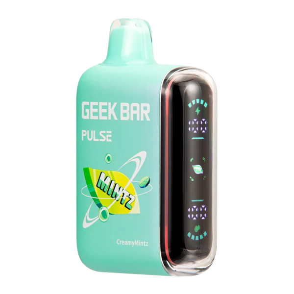 Geek Bar Pulse 15K CreamyMintz Disposable Vape with 25,000 puffs and 5% nicotine