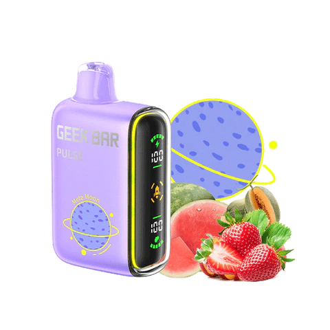 Geek Bar Pulse 15K Meta Moon disposable vape device with rechargeable USB Type-C and dual power modes