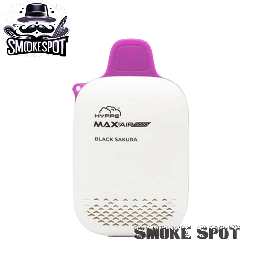 Hyppe Max Air Disposable Vape 5000 Puffs Black Sakura Flavor