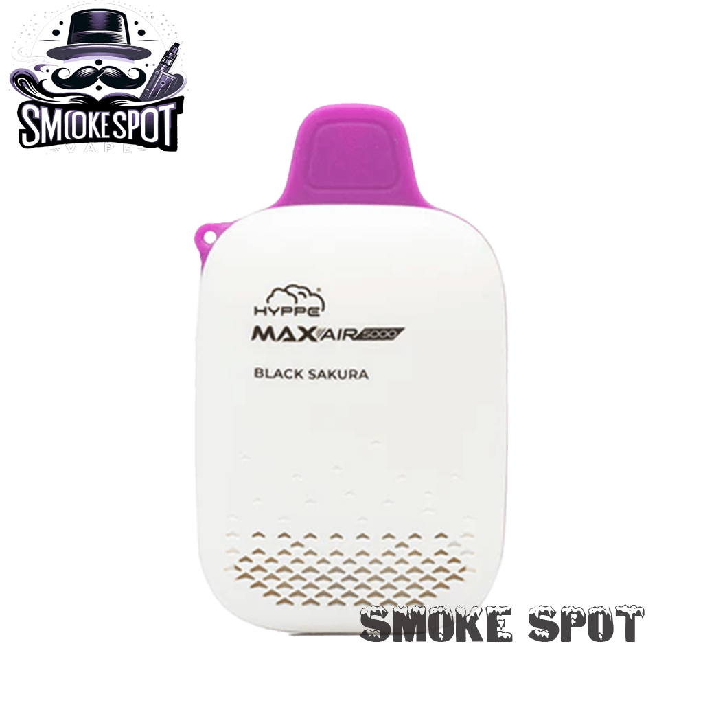 Hyppe Max Air Disposable Vape 5000 Puffs Black Sakura Flavor